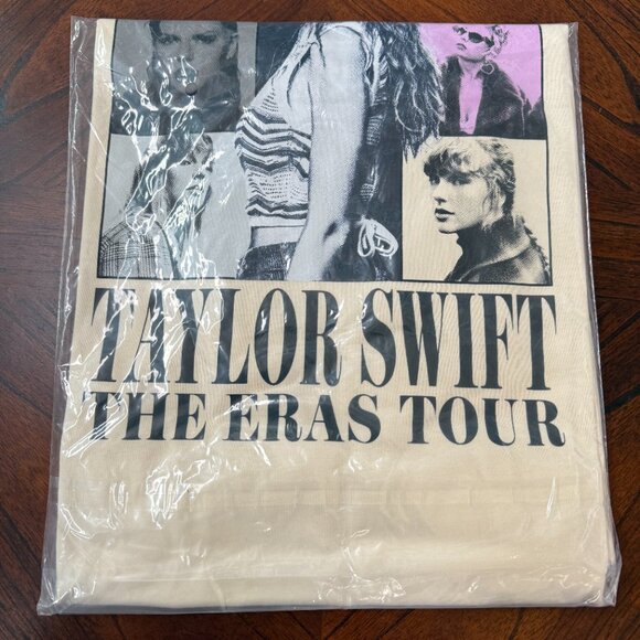 Taylor Swift | The Eras Tour Beige Album 2 lines T-Shirt - Picture 4 of 15